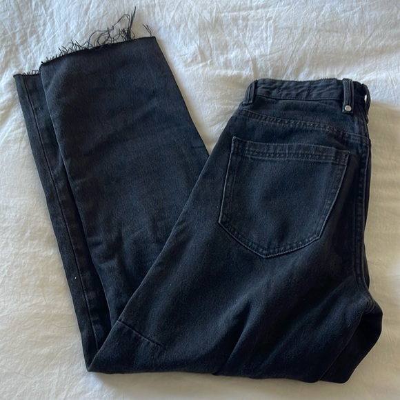 Thrills Paige Mid Rise Jeans in Black - Picture 1 of 4